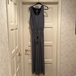 Tory Burch Navy Jump Suit with pockets